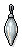 Tall White Bauble