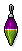 Purple Green Bauble