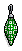 Green White Bauble