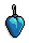 Blue Heart Bauble