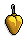 Yellow Heart Bauble