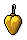 Yellow Heart Bauble