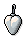 White Heart Bauble